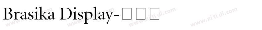 Brasika Display字体转换